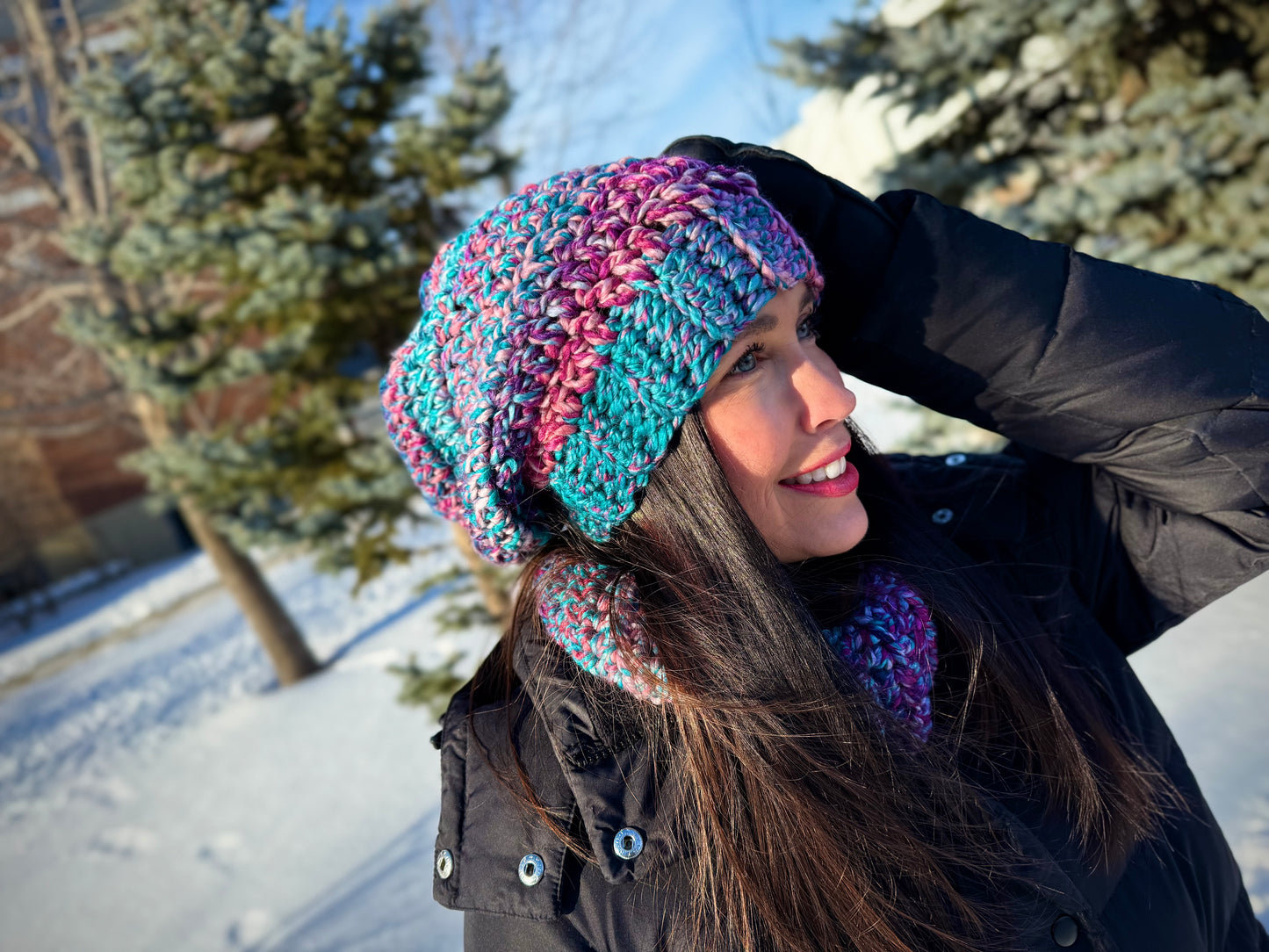 Soft, Thick Wool Handmade Crochet Beanie - Made to Order
