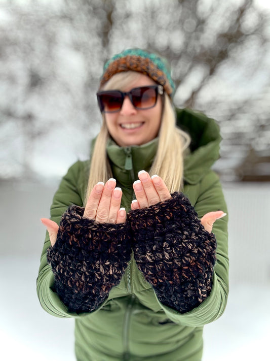 Mitaines Sans Doigts Fait Main au Crochet - Sur commande