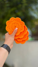 Charger l'image dans la galerie, Sous-verres fleurs oranges