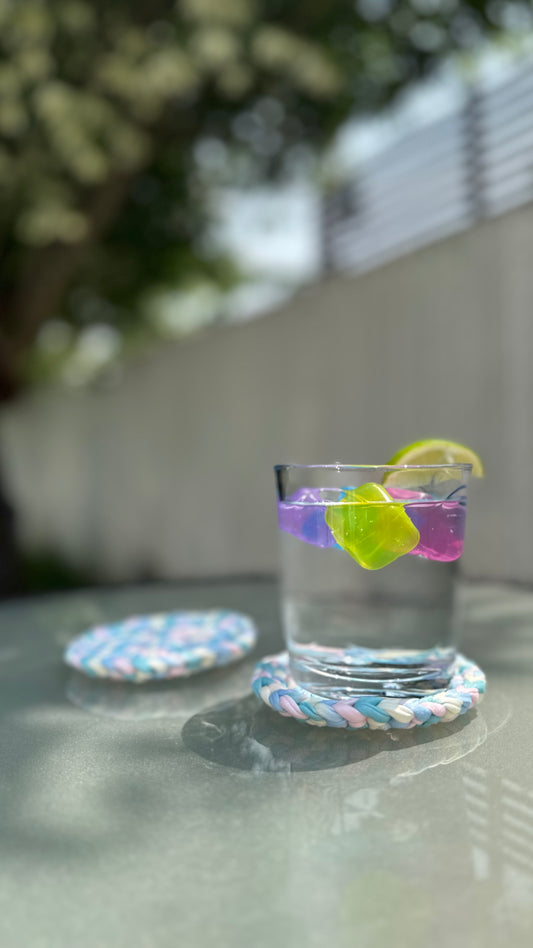 Pastel coasters