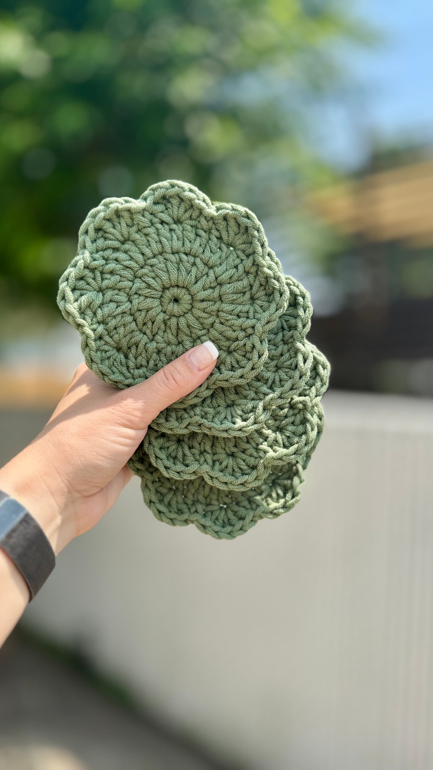 Sous-verres fleurs sauges
