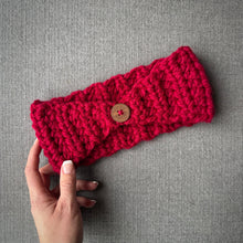 Load image into Gallery viewer, 2 in 1 headband - thick - Burgundy - Ready to go