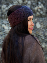 Charger l'image dans la galerie, Bandeau standard feutré (mince) dégradé marine & bourgogne - Prêt à partir