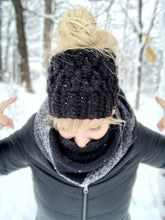 Charger l'image dans la galerie, Tuque pour chignon doux novembre - Prêt à partir