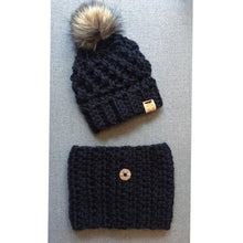 Charger l'image dans la galerie, Tuque classique noire - Sur commande