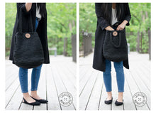 Charger l'image dans la galerie, *COMPLET* PRÉ-COMMANDE: Sac fourre-tout fait à la main - Couleur au choix