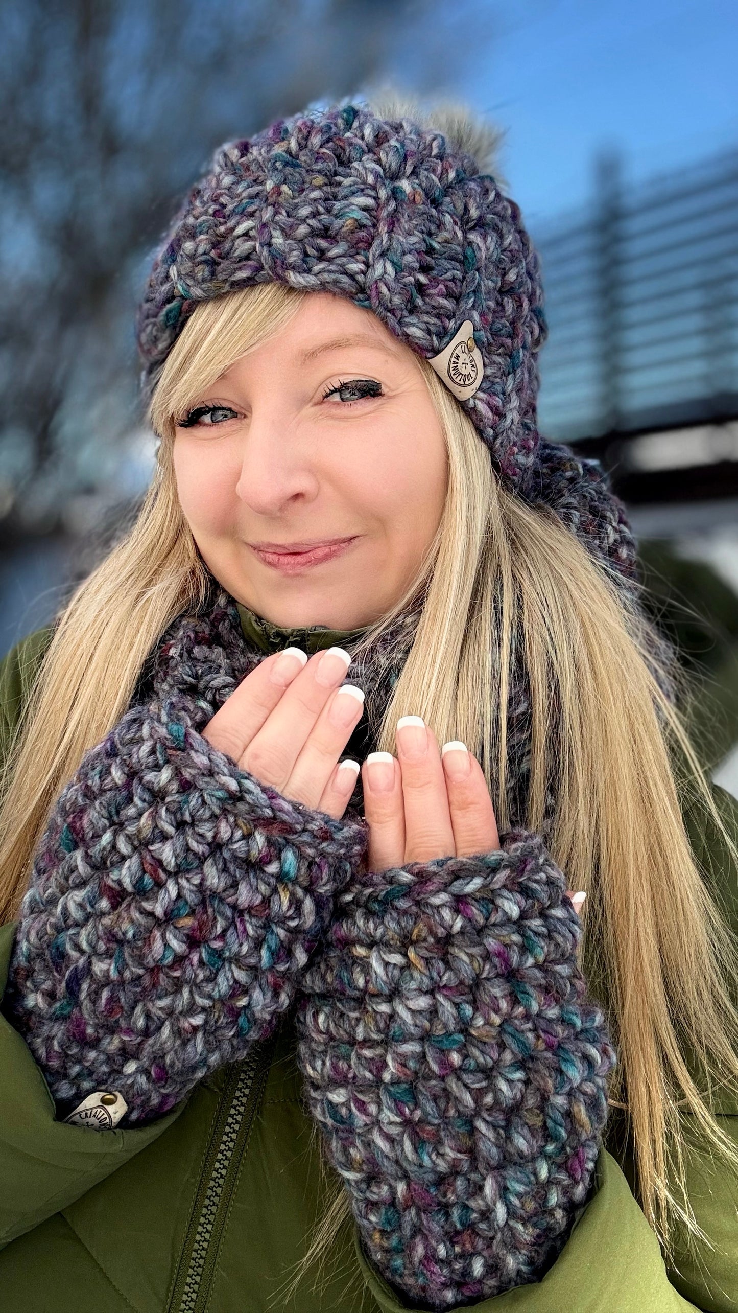 Mitaines Sans Doigts Fait Main au Crochet - Sur commande