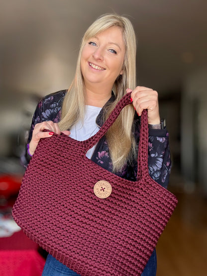 Handmade Crochet Tote Bag - 3 Models Available - Manufic Creations