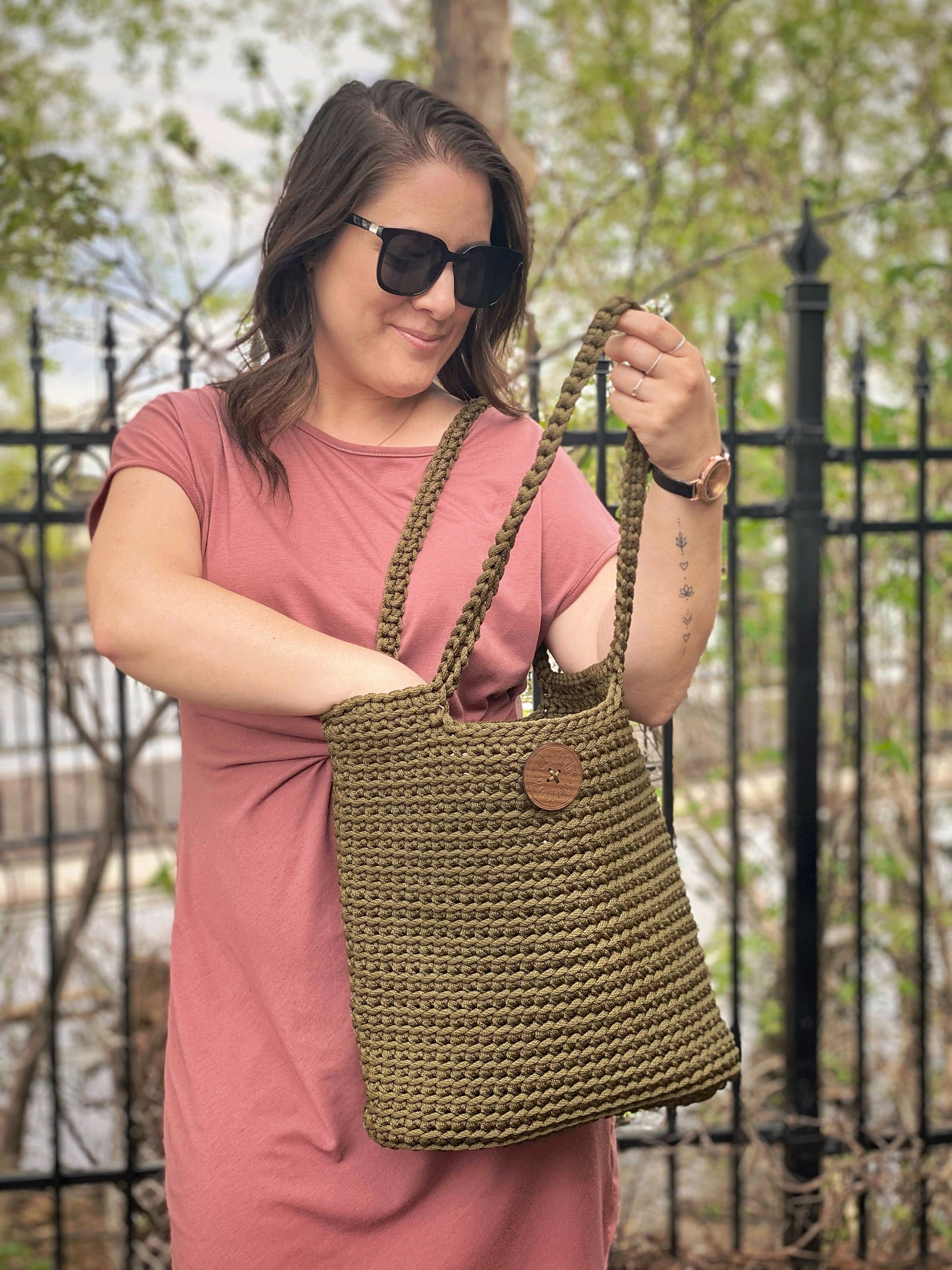 Handmade Crochet Tote Bag - 3 Models Available - Manufic Creations