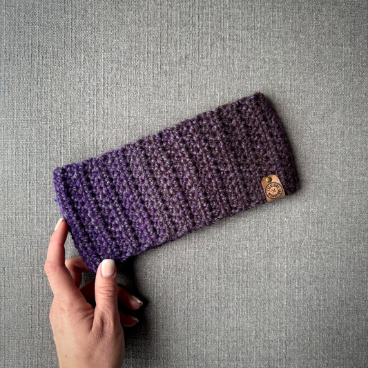 Bandeau standard dégradé mauve (mince) - Prêt à partir