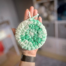 Load image into Gallery viewer, Handmade Exfoliating Sponge - Mint - Limited Edition
