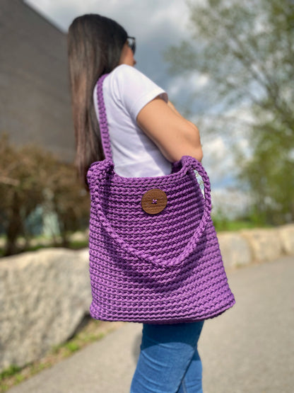 Handmade Crochet Tote Bag - 3 Models Available - Manufic Creations