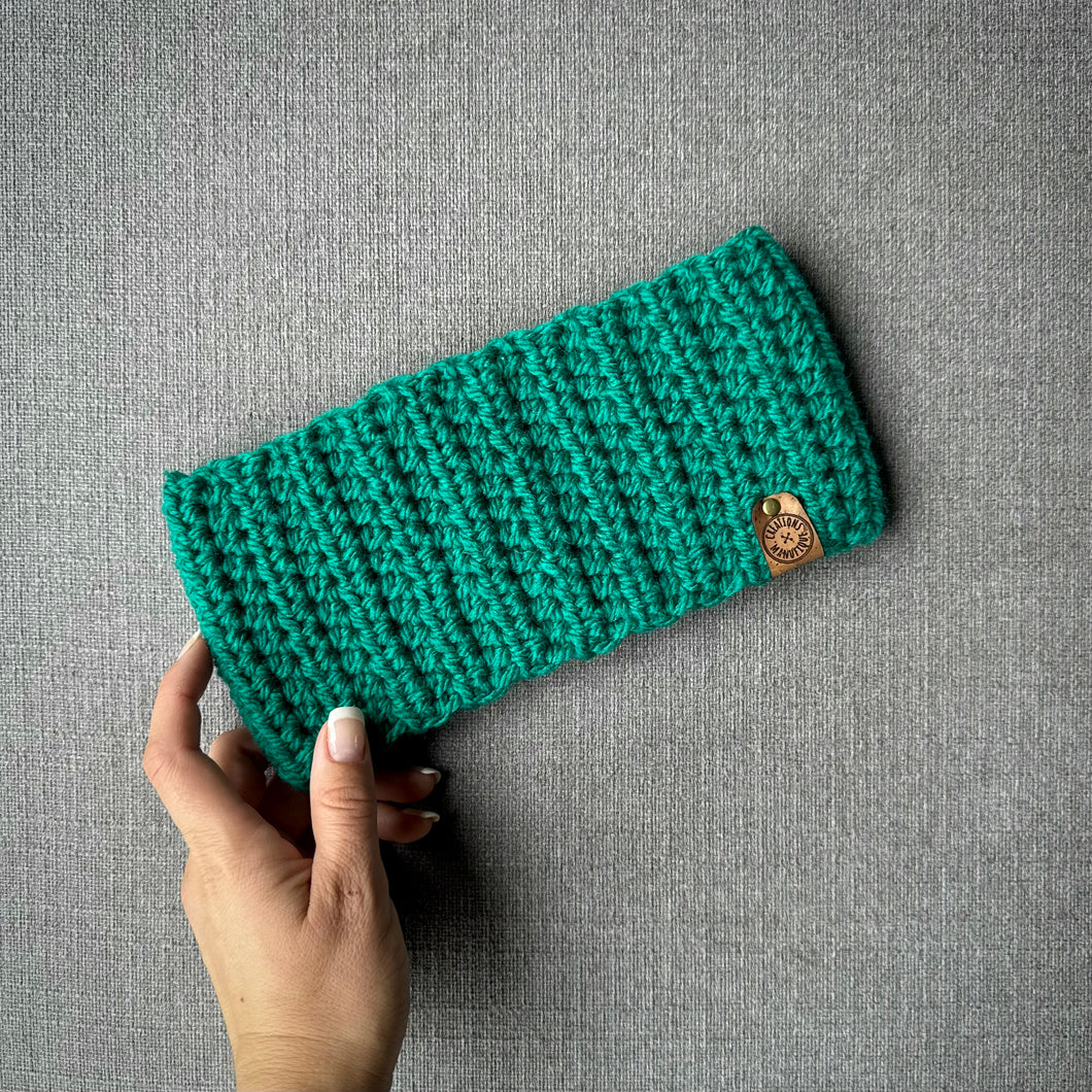 Bandeau standard (mince) bleu/vert - Prêt à partir
