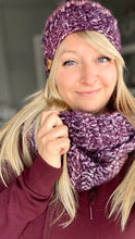 Charger l&#39;image dans la galerie, Tuque &amp; foulard infini - Baies sauvages - Prêt à partir
