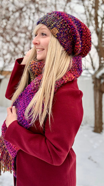 Soft, Thick Wool Handmade Crochet Beanie - Made to Order