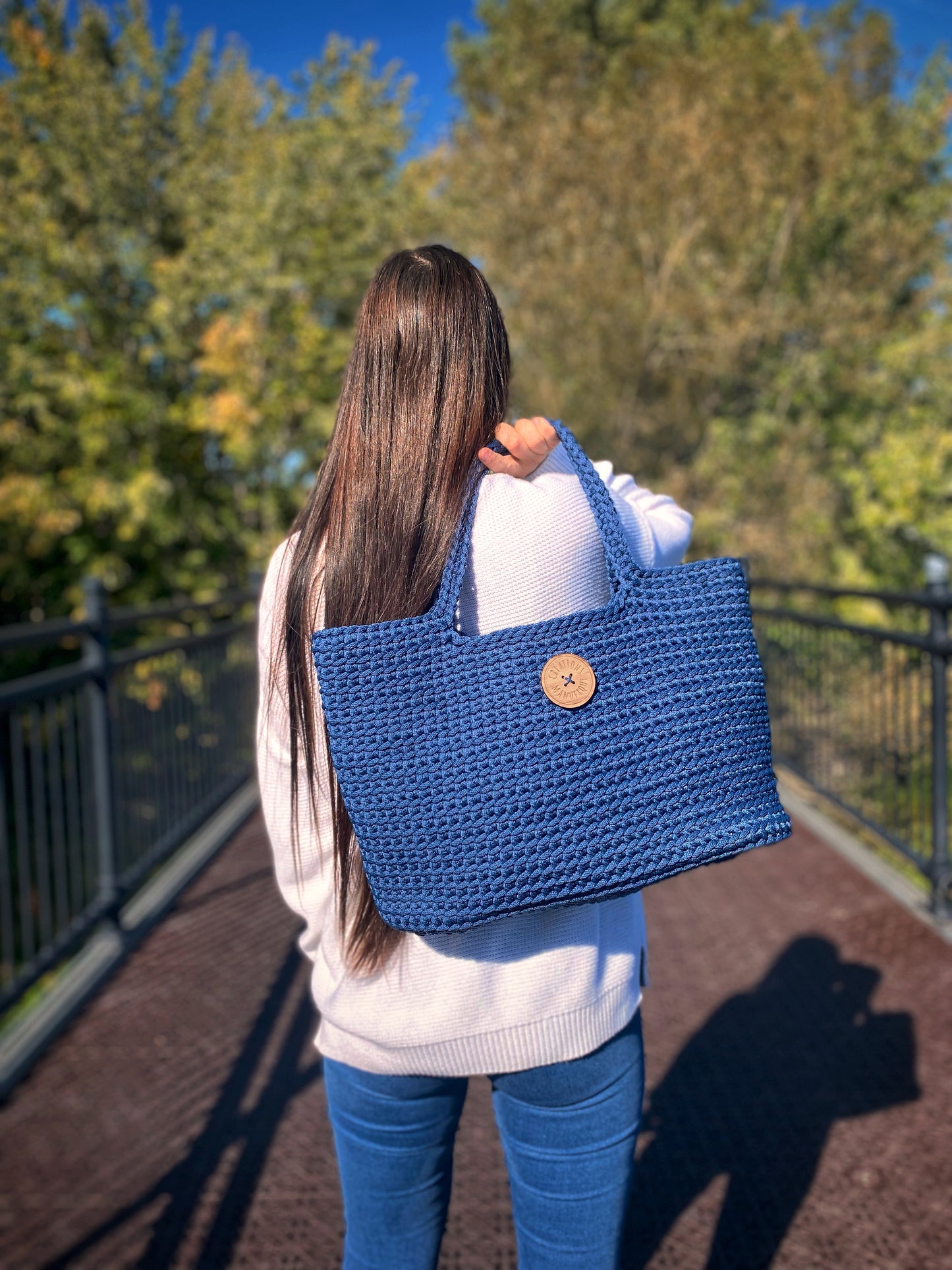 Handmade Crochet Tote Bag - 3 Models Available - Manufic Creations