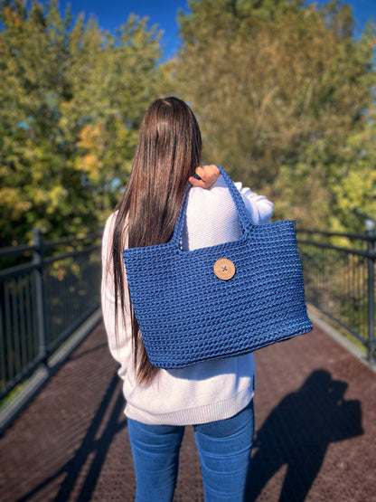 Handmade Crochet Tote Bag - 3 Models Available - Manufic Creations
