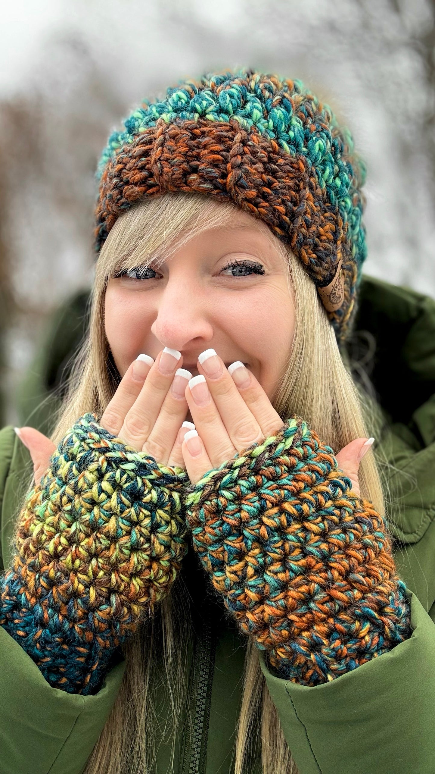 Mitaines Sans Doigts Fait Main au Crochet - Sur commande