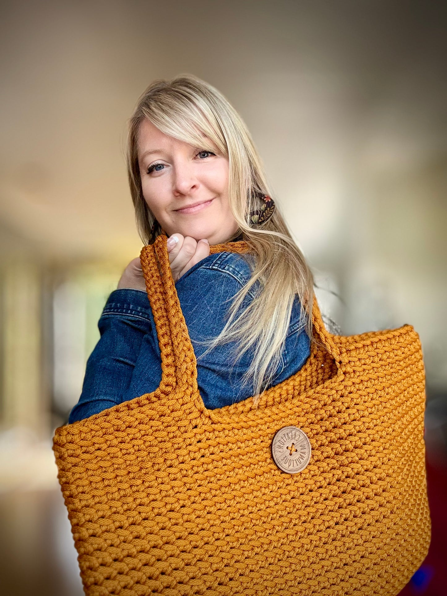 Handmade Crochet Tote Bag - 3 Models Available - Manufic Creations