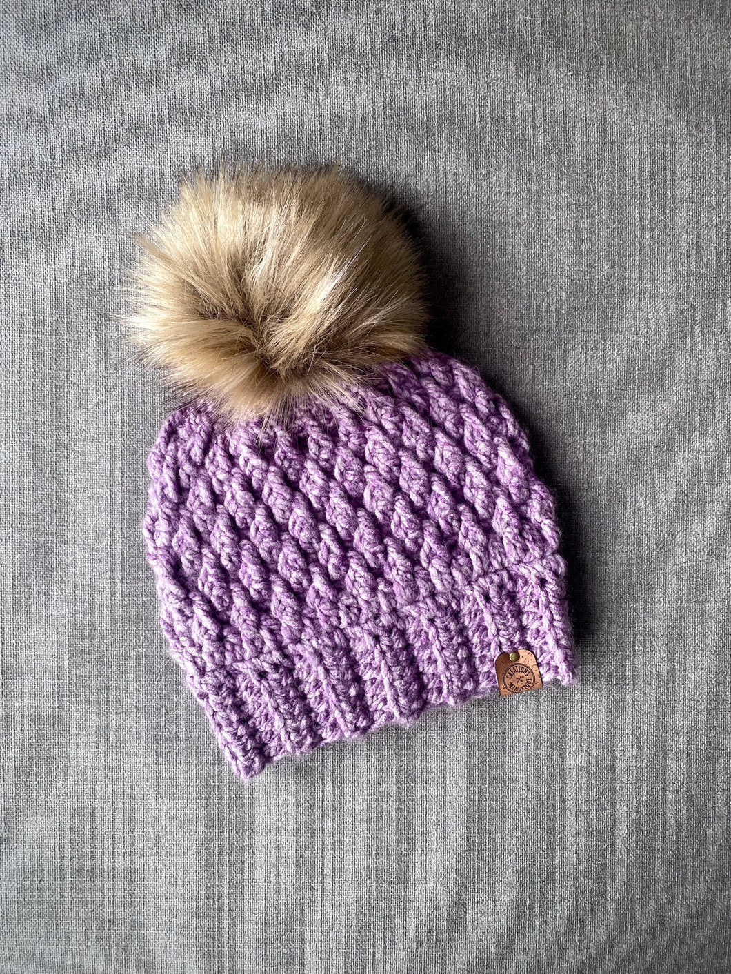 Soft wool-free beanie - Lavender - Ready to go