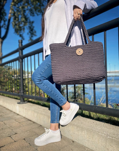 Handmade Crochet Tote Bag - 3 Models Available - Manufic Creations