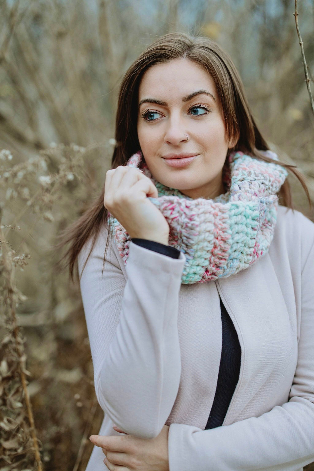 Infinity scarf - Cotton candy - Ready to go