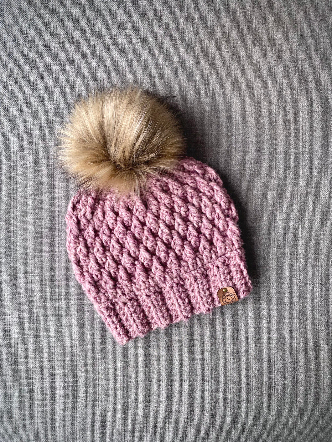 Soft wool-free beanie - Old pink - Ready to go