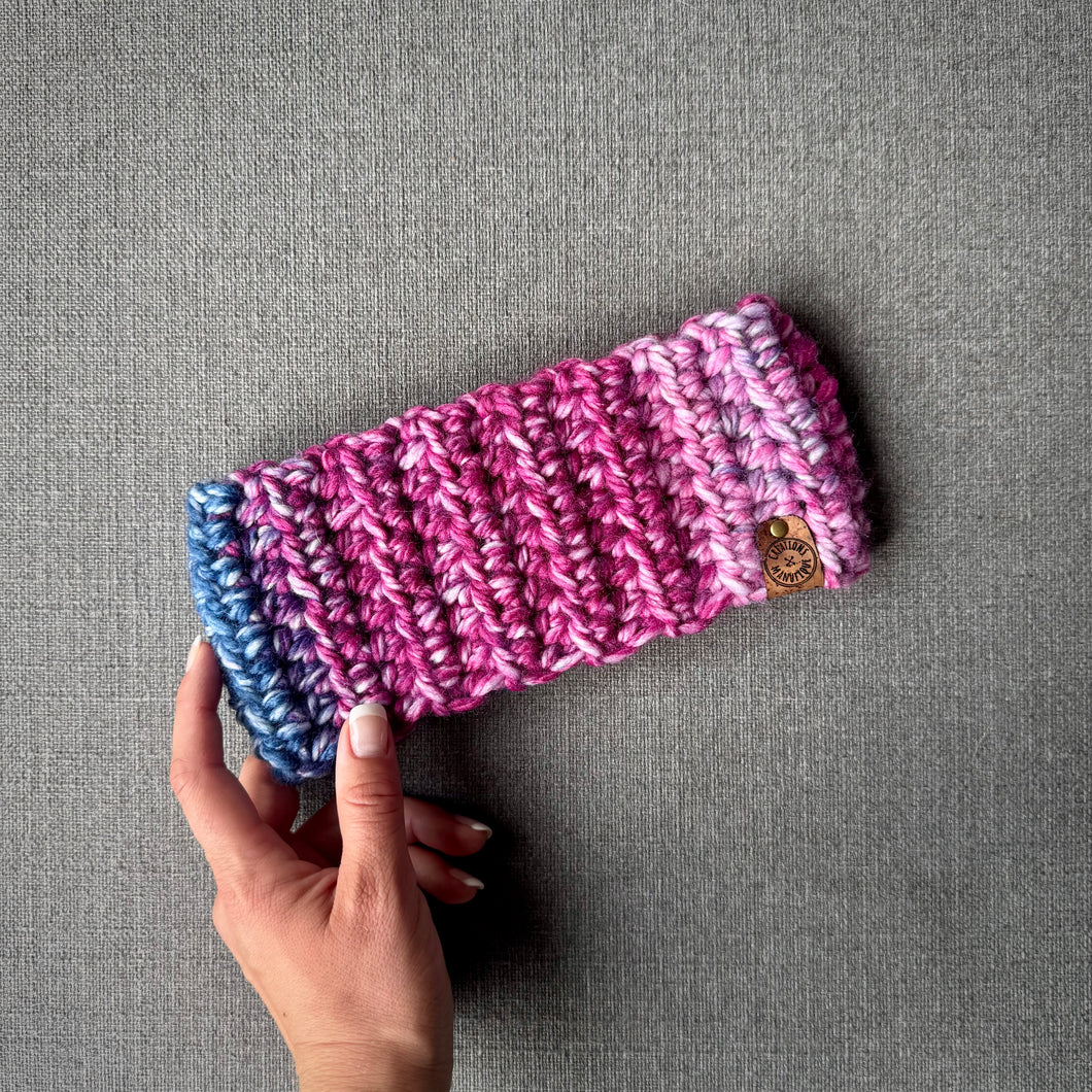 Bandeau standard (épais) rose & bleu - Prêt à partir