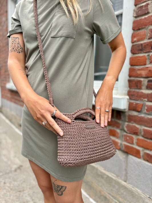 Sac à main Anne Coconut - Fait à la main - Prêt à partir