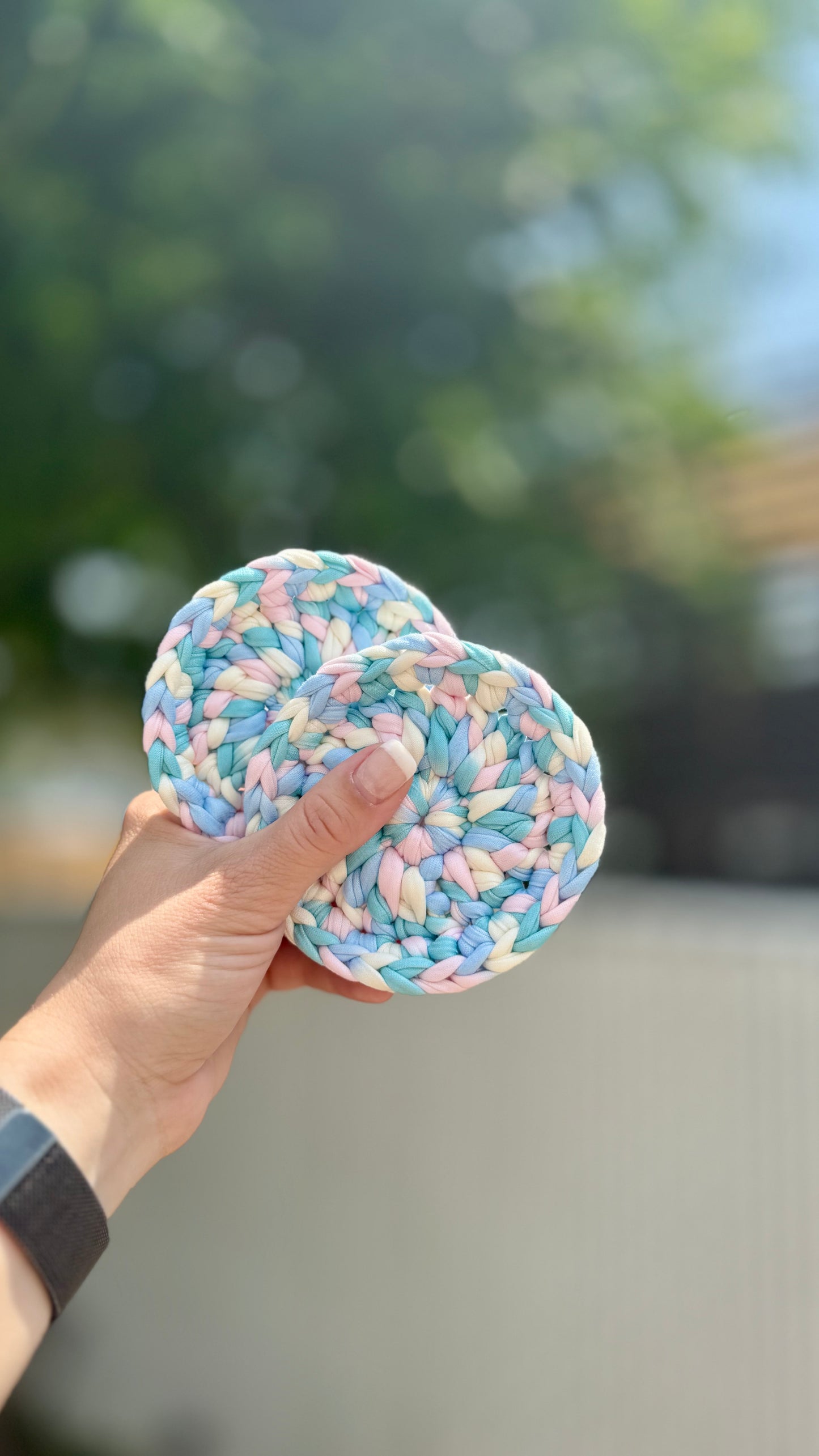 Sous-verres pastels
