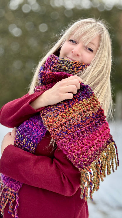 Handmade Crochet Standard Scarf - Made to Order