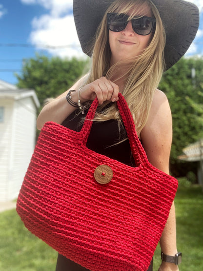 Handmade Crochet Tote Bag - 3 Models Available - Manufic Creations