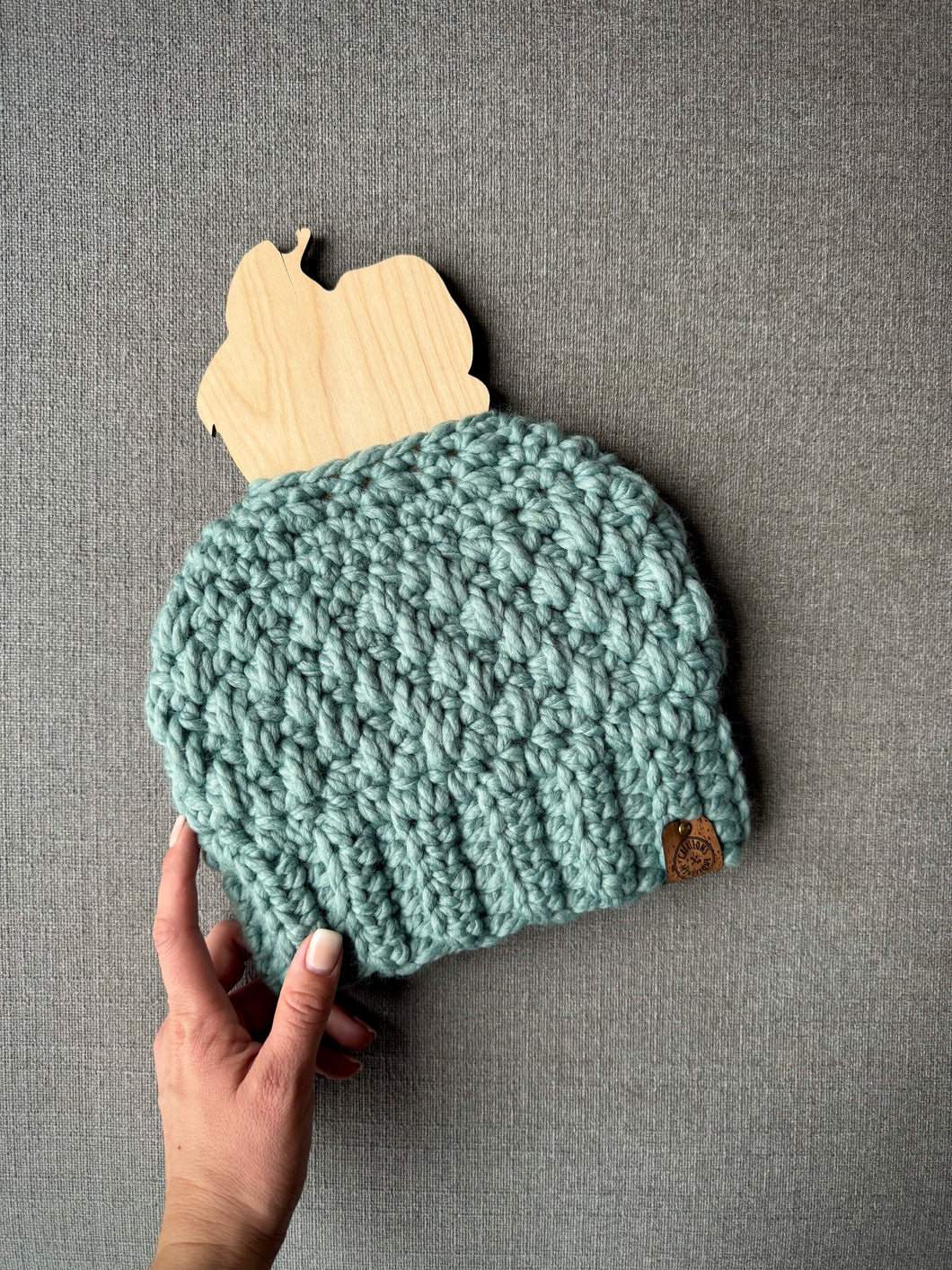 Tuque pour chignon - Succulent - Prêt à partir