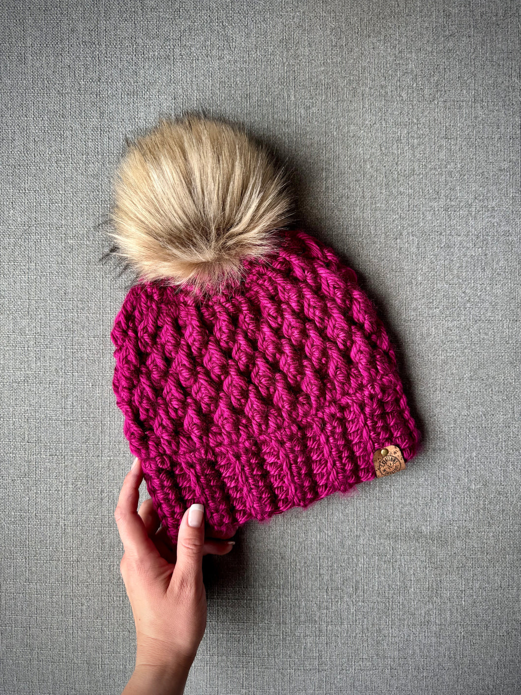 Collection Manhattan - Tuque framboise - une seule disponible