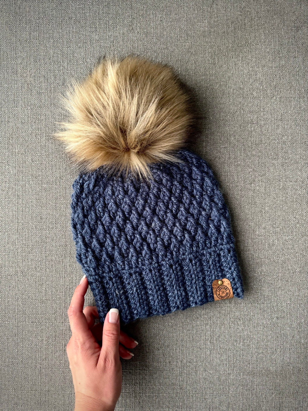 Collection Manhattan - Tuque mince - bleu denim / délavé