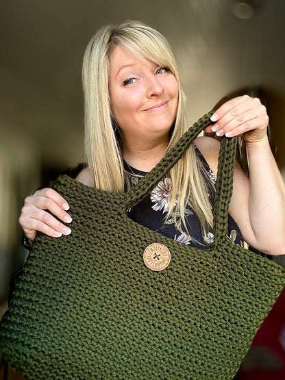 Handmade Crochet Tote Bag - 3 Models Available - Manufic Creations