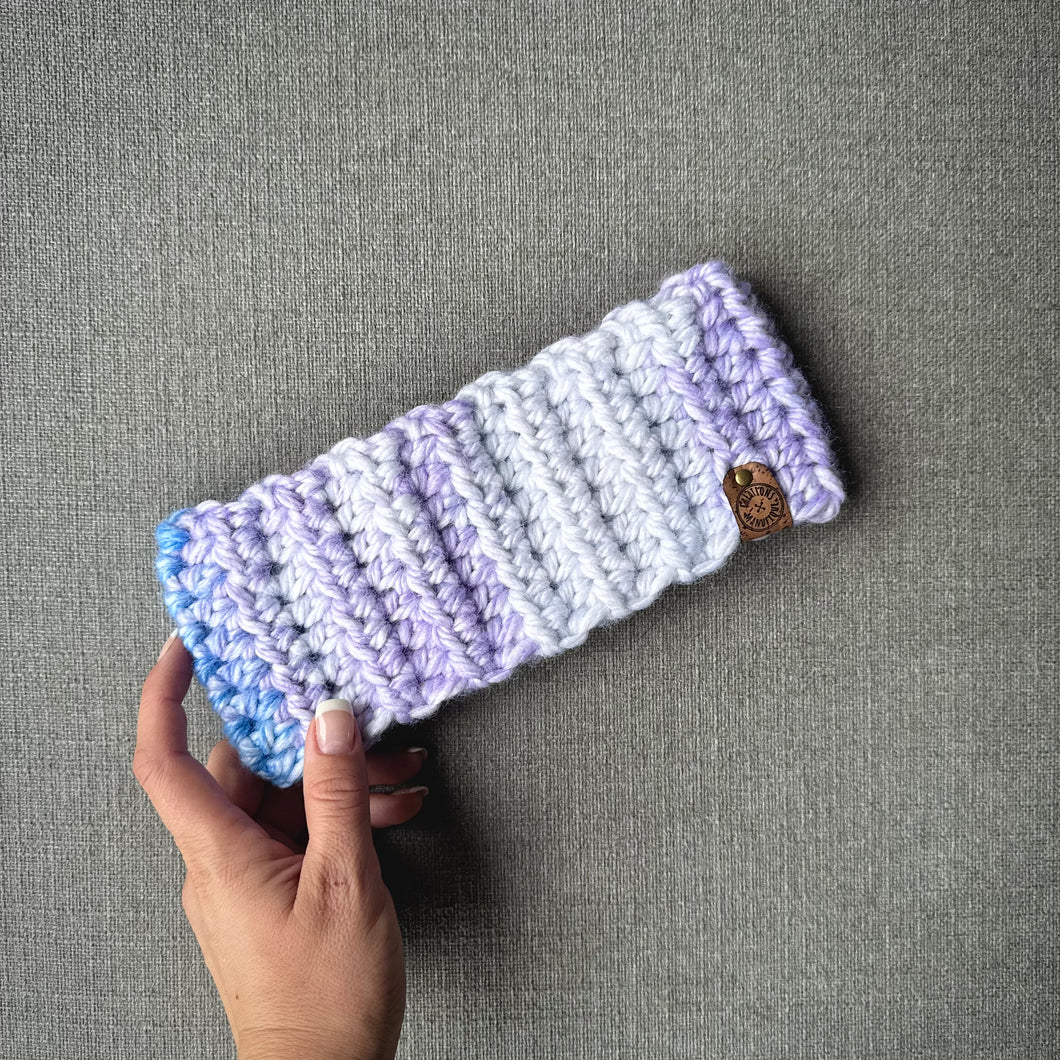 Bandeau standard (épais) lilas bleu & blanc - Prêt à partir