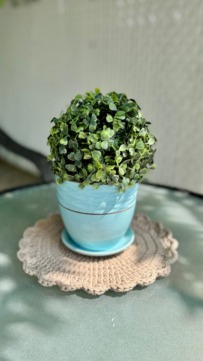Sous-plat décoratif au crochet boho