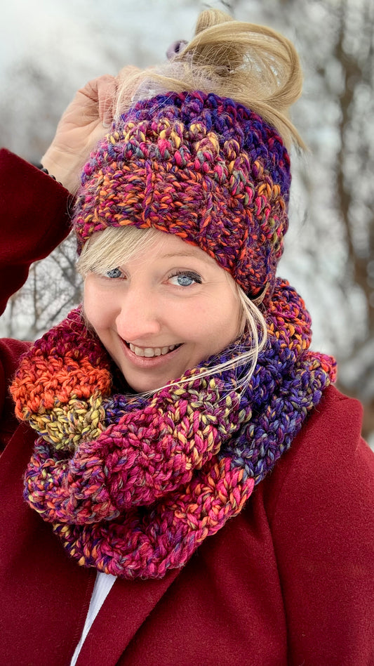 Collection Manhattan - Tuque pour chignon Fruit de la passion - Prêt à partir