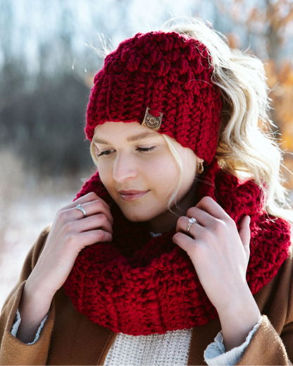 Tuque pour Chignon Fait Main au Crochet - Sur commande