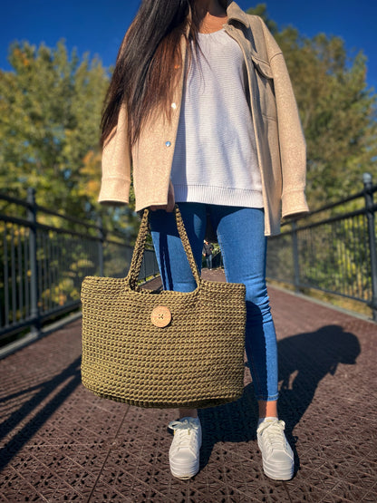 Handmade Crochet Tote Bag - 3 Models Available - Manufic Creations