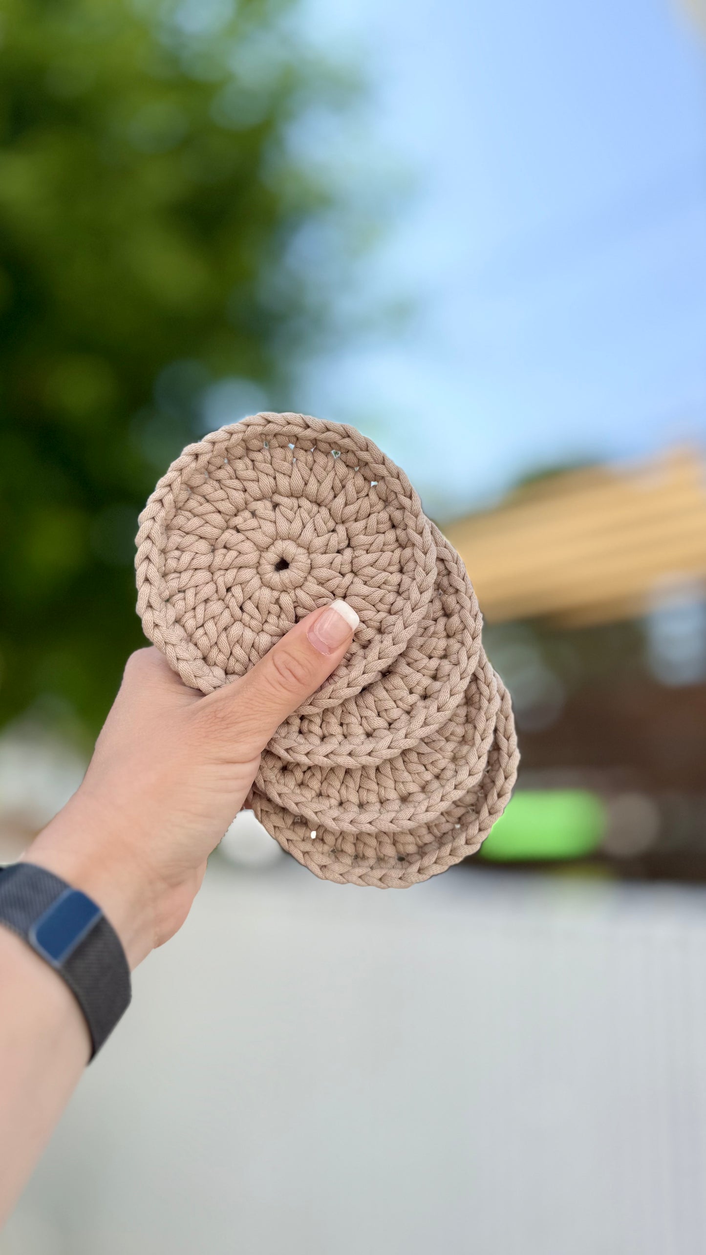 Sous-verres ronds boho