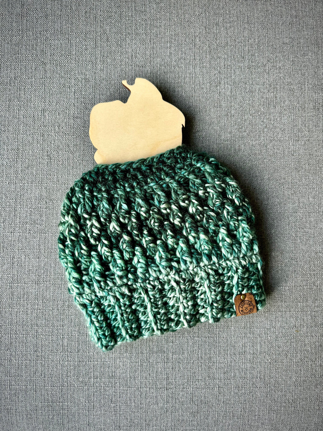 Collection Manhattan - Tuque pour chignon verde