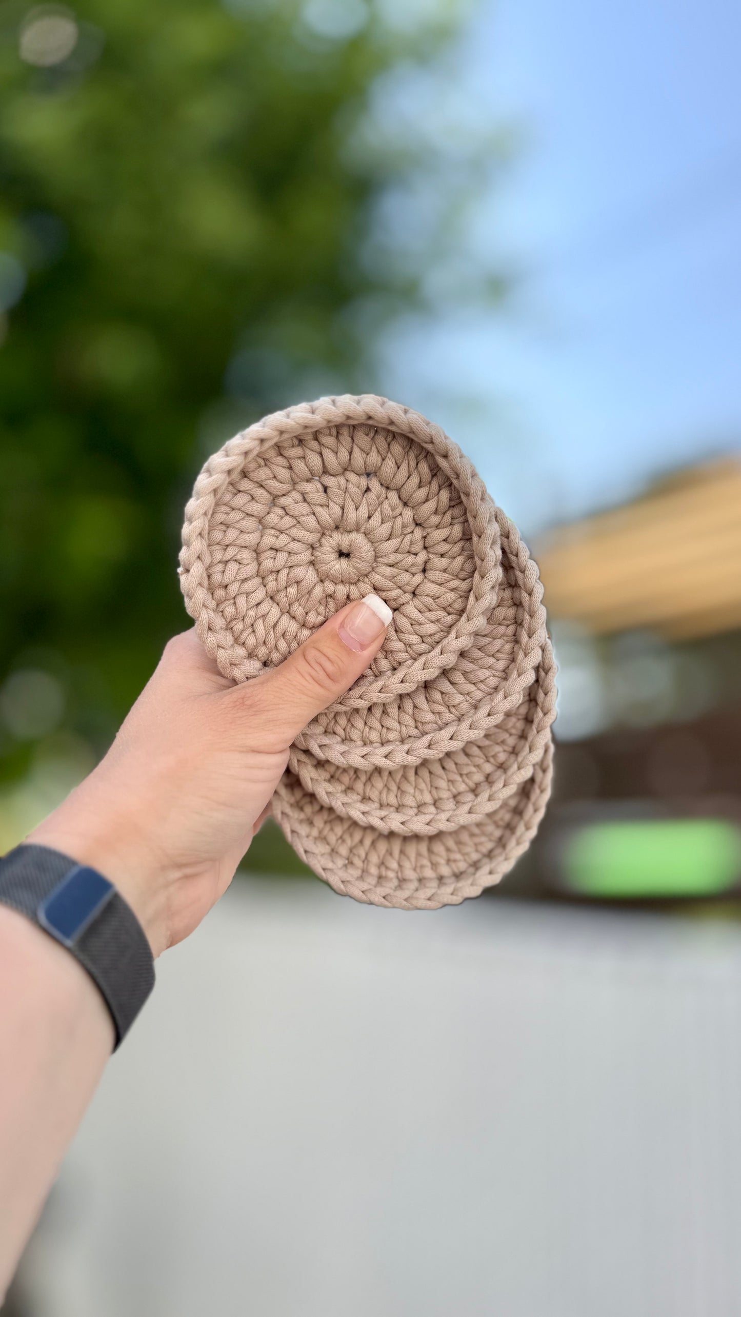 Sous-verres ronds boho