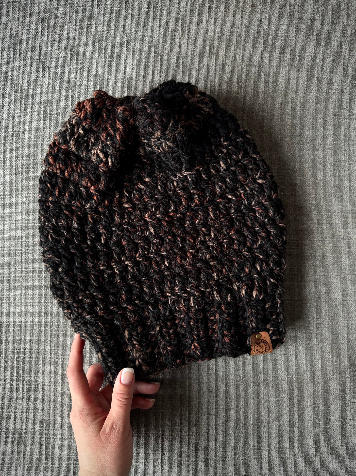 Soft, Thick Wool Handmade Crochet Beanie - Made to Order