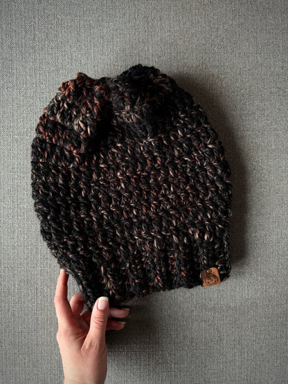 Soft, Thick Wool Handmade Crochet Beanie - Made to Order
