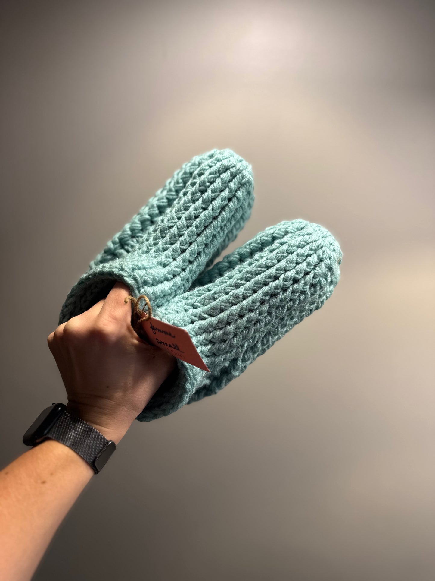 Pantoufles Fait au Crochet à la Main - Artisanales Québécoises