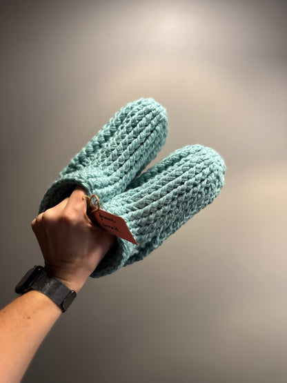Pantoufles Fait au Crochet à la Main - Artisanales Québécoises