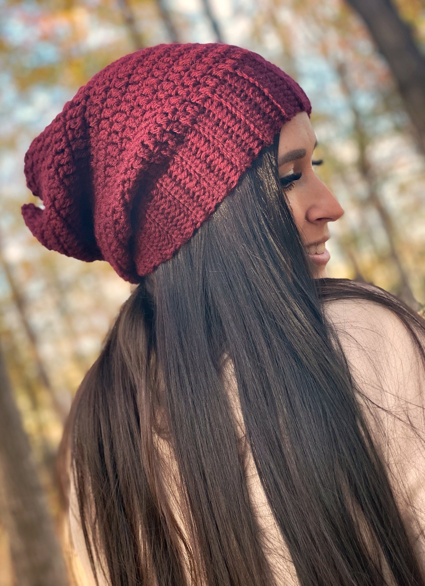 Soft, Thin Wool, Handmade Crochet Beanie - Made to Order
