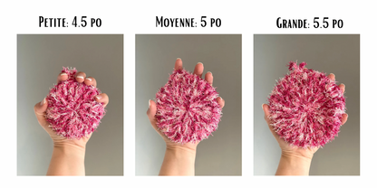 Éponge exfoliante faite à la main - Sauge - Prêt à partir